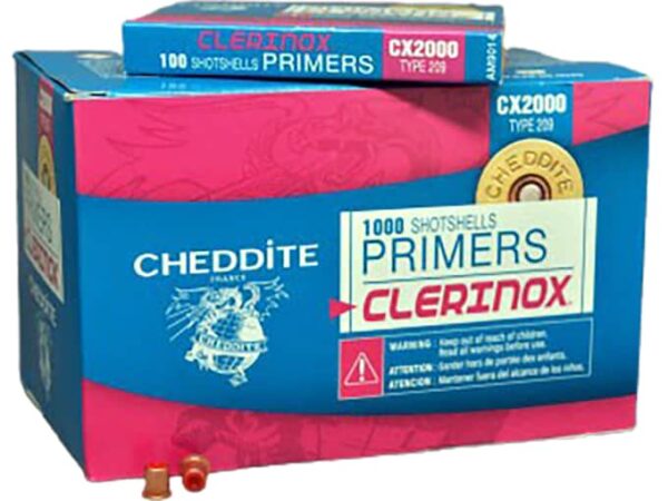 Cheddite Clerinox CX2000 209 Shotshell Primers Box of 1000