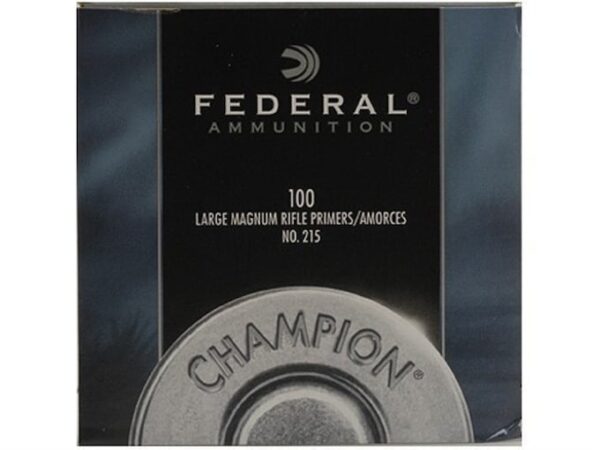 Federal Large Rifle Magnum Primers #215 Case of 5000 (5 Boxes of 1000)