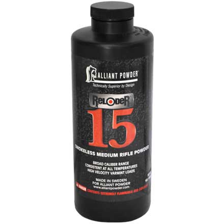 Alliant Reloder 15 Smokeless Gun Powder