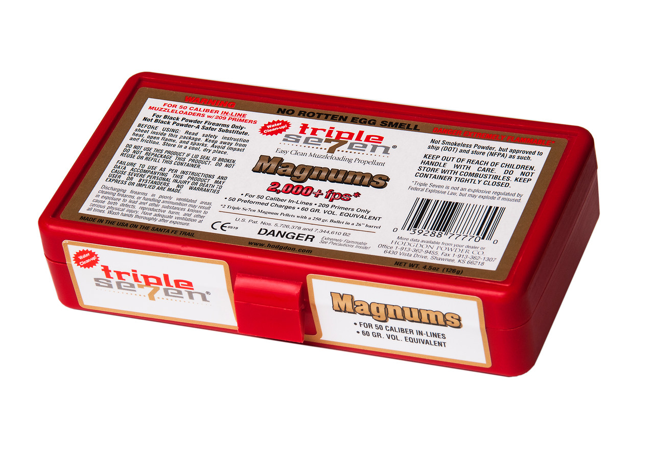 Hodgdon Triple Seven Black Powder Substitute 50 Caliber Magnum 60 Grain