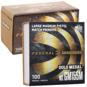 Federal Premium Gold Medal Large Pistol Magnum Match Primers #155M