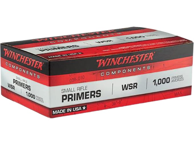 Winchester Small Rifle Primers #6-1/2 Box of 1000 (10 Trays of 100)
